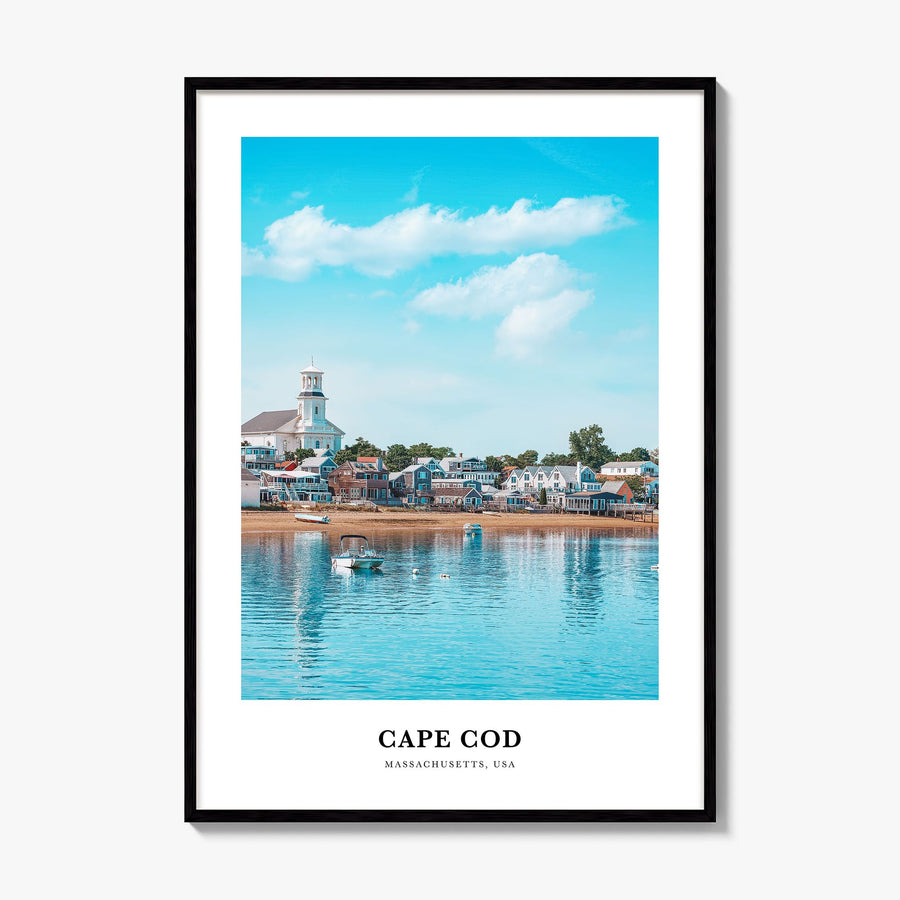 Cape Cod Classic No 2 Poster, framed poster mockup