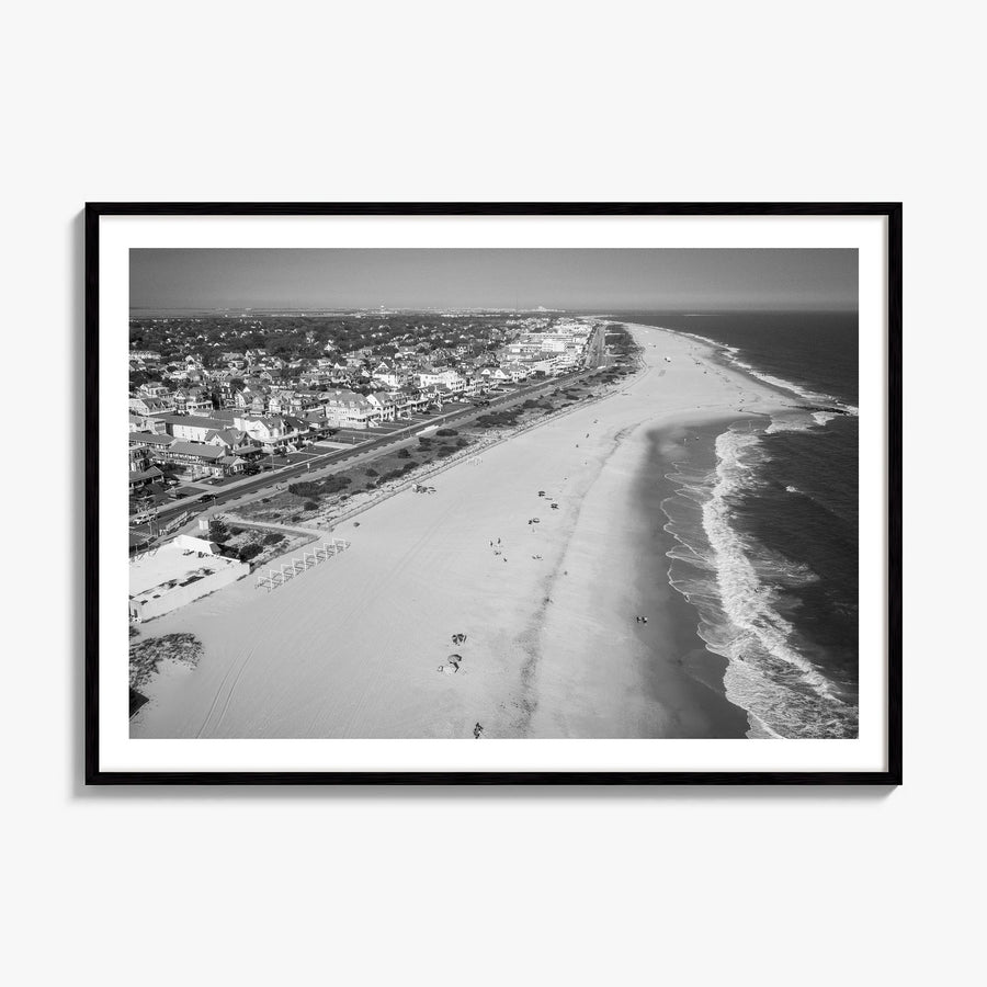 Cape May Photo Poster, framed poster mockup, white border