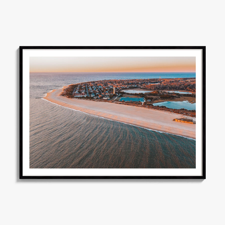 Cape May Photo Poster, framed poster mockup, white border