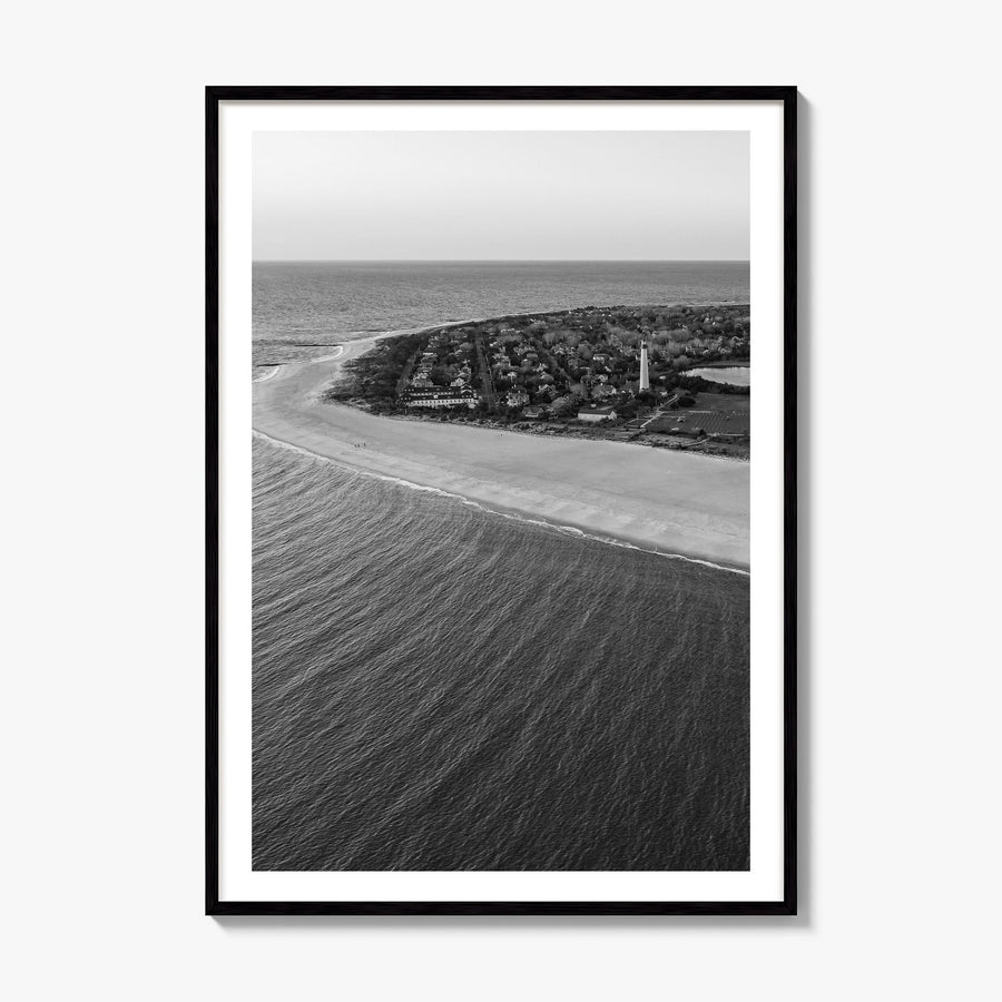 Cape May Photo Poster, framed poster mockup, white border