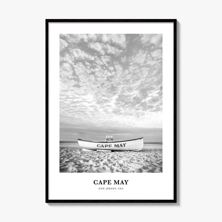 Cape May Classic Poster, framed poster mockup