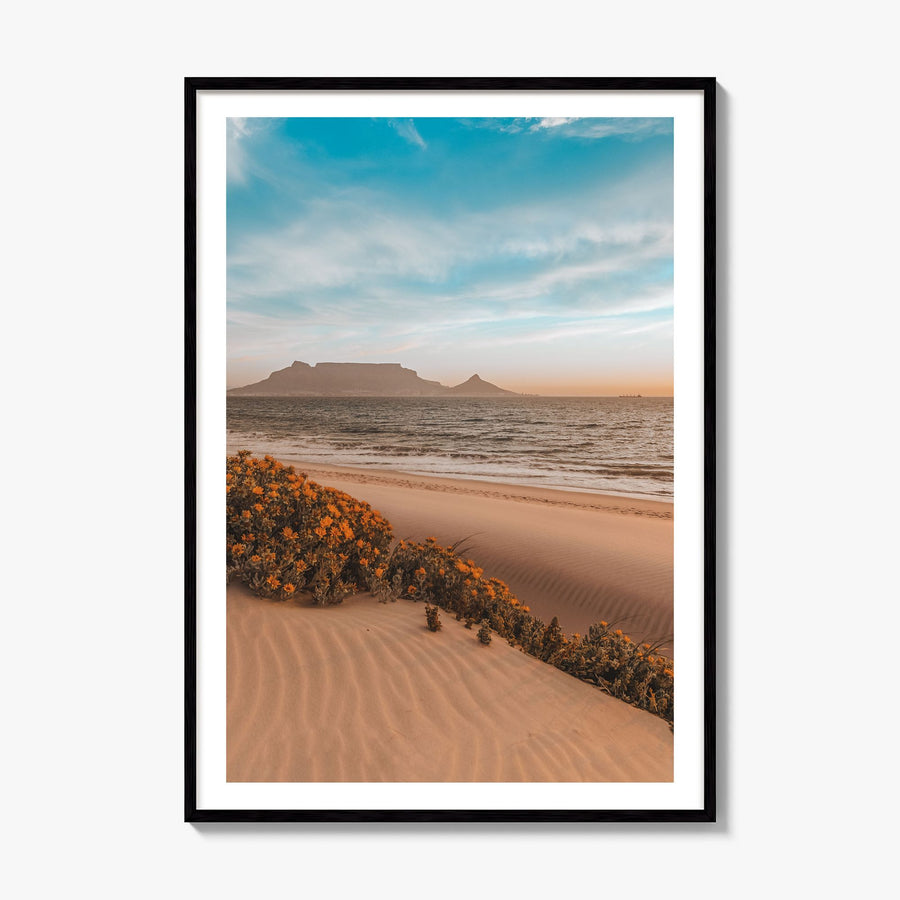 Cape Town Photo No 2 Poster, framed poster mockup, white border