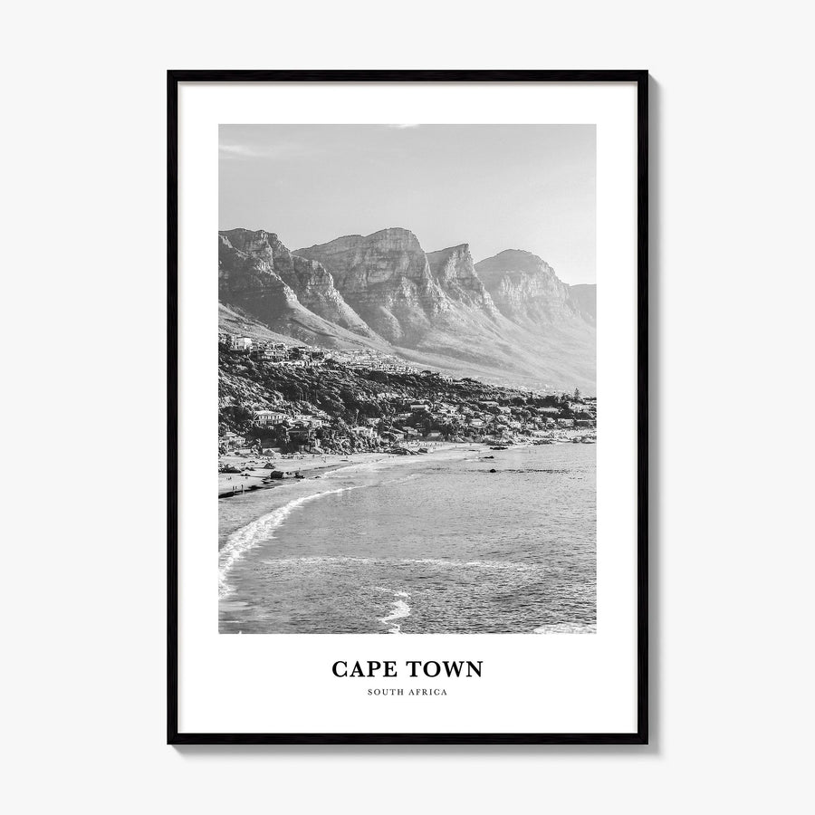 Cape Town Classic No 1 Poster, framed poster mockup