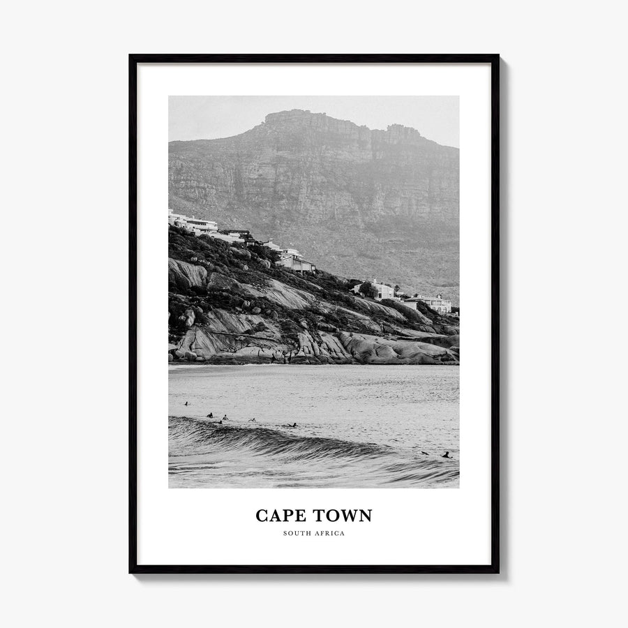 Cape Town Classic No 2 Poster, framed poster mockup