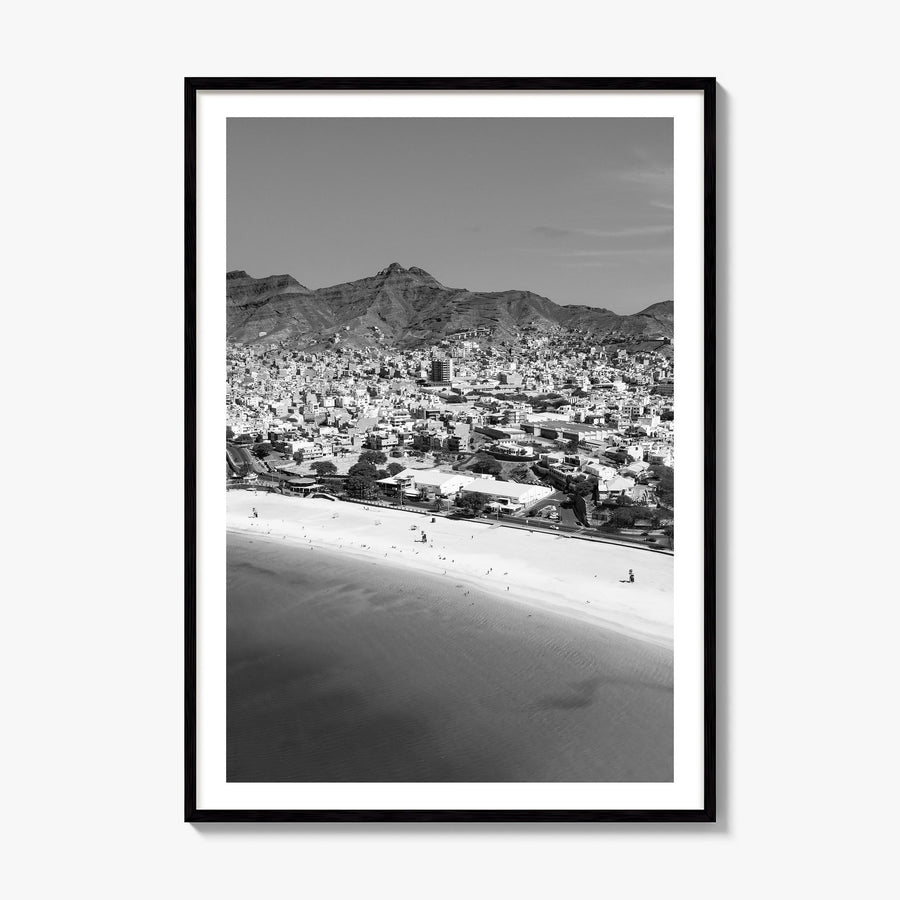 Cape Verde Photo Poster, framed poster mockup, white border