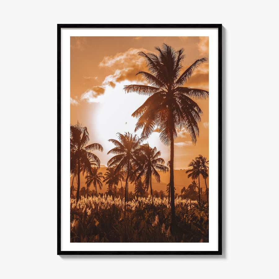 Cape Verde Photo Poster, framed poster mockup, white border