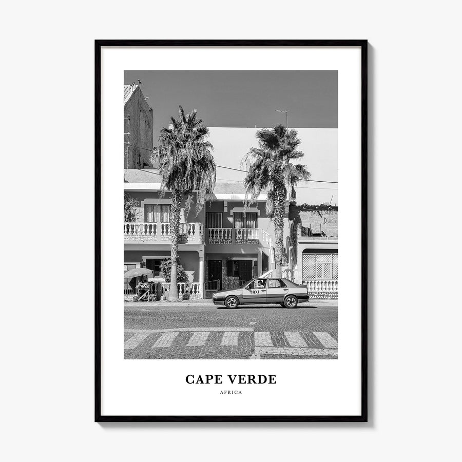Cape Verde Classic No 2 Poster, framed poster mockup
