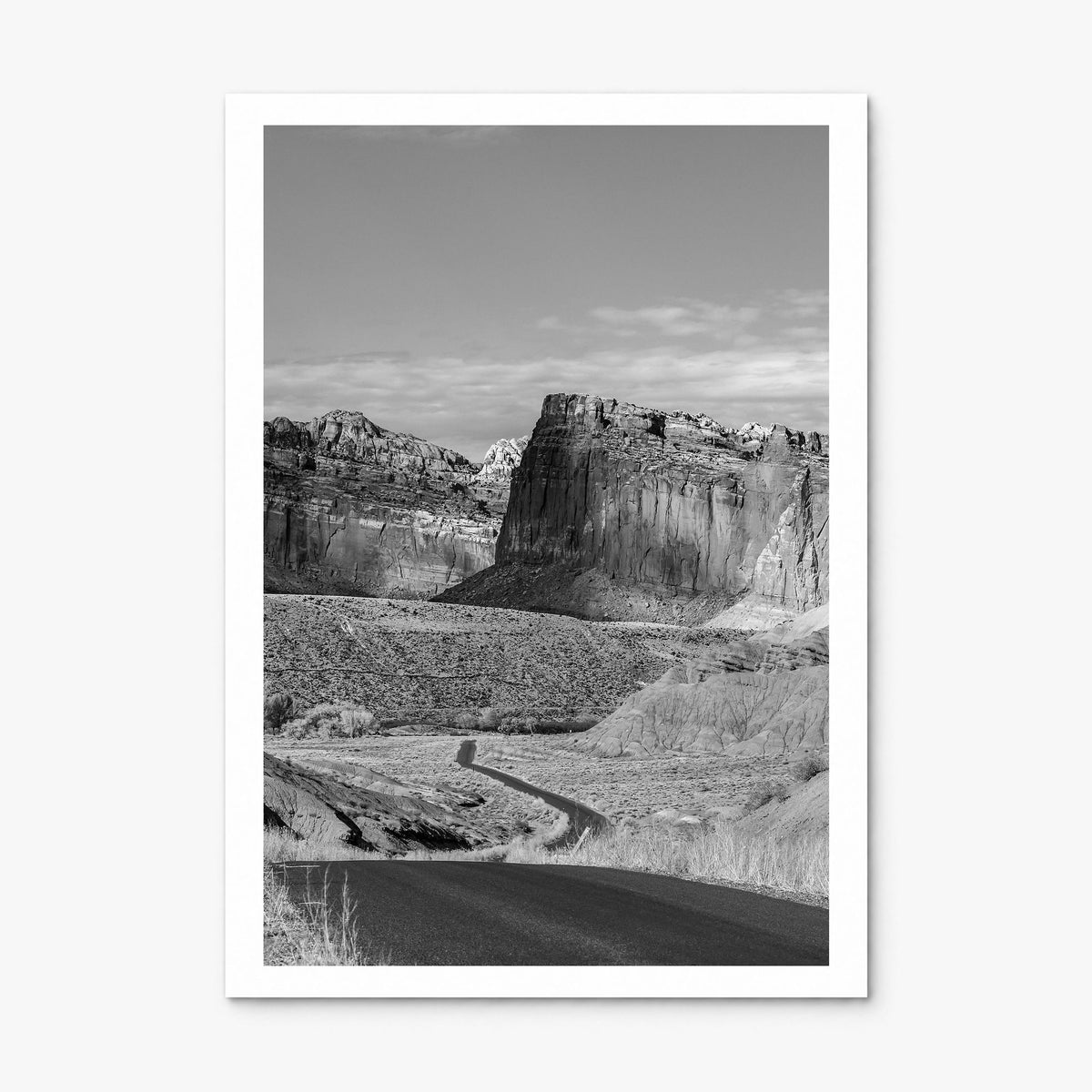 Capitol Reef National Park Photo Poster, print only (unframed), white border