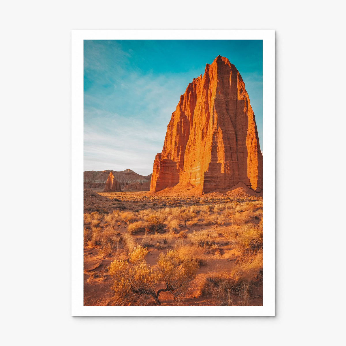 Capitol Reef National Park Photo Poster, print only (unframed), white border