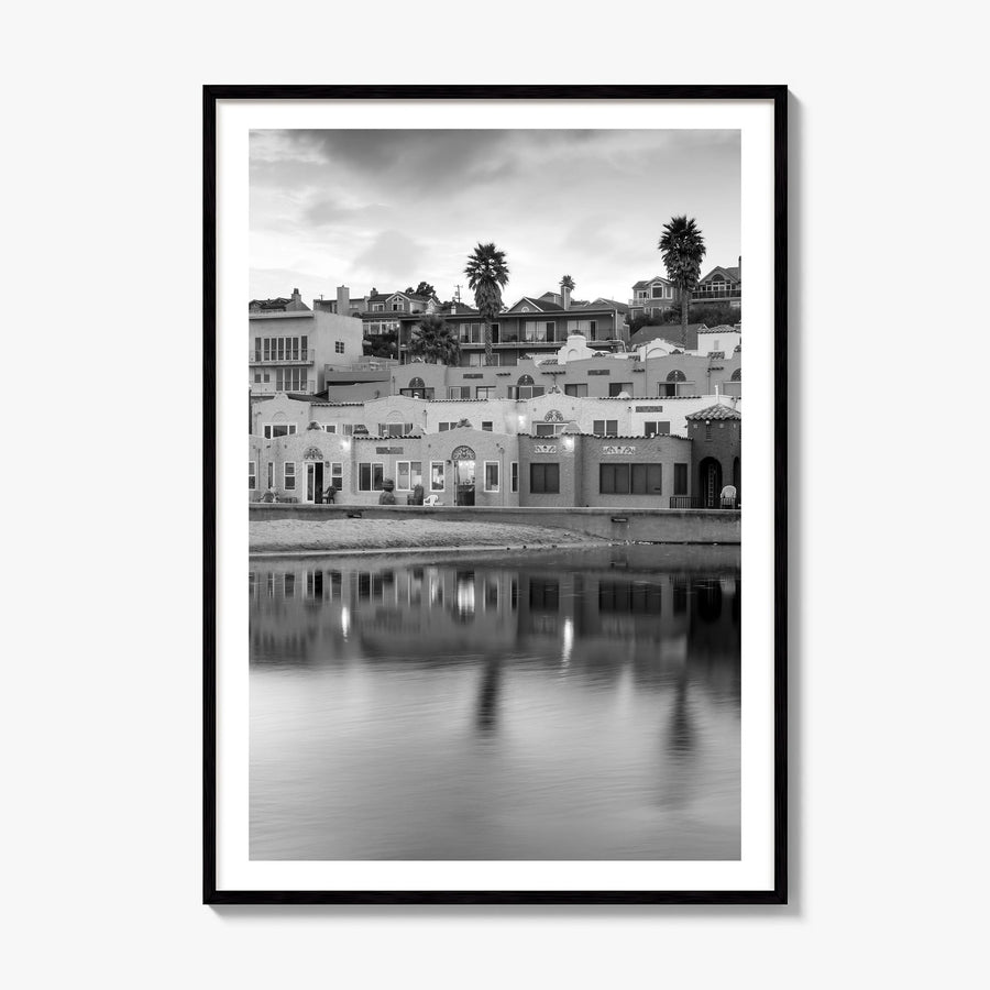 Capitola Photo Poster, framed poster mockup, white border