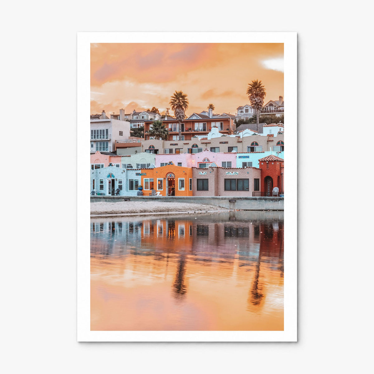 Capitola Photo Poster, print only (unframed), white border