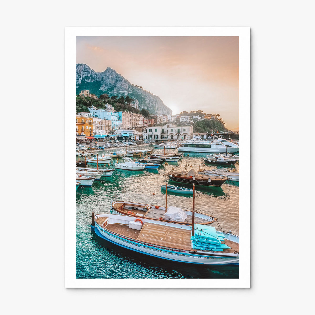 Capri Photo Poster, print only (unframed), white border
