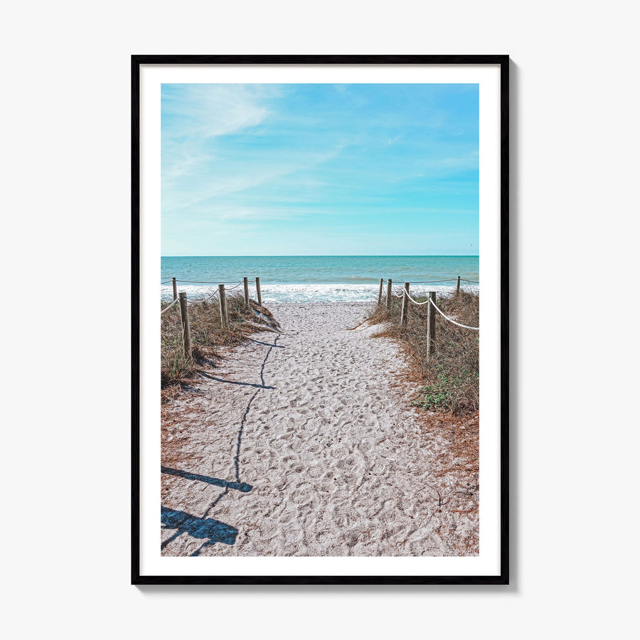 Captiva Photo Poster, framed poster mockup, white border