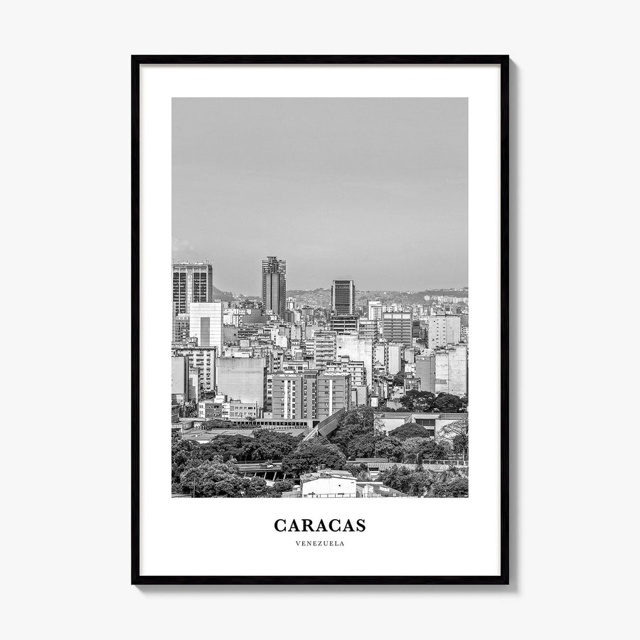 Caracas Classic No 2 Poster, framed poster mockup