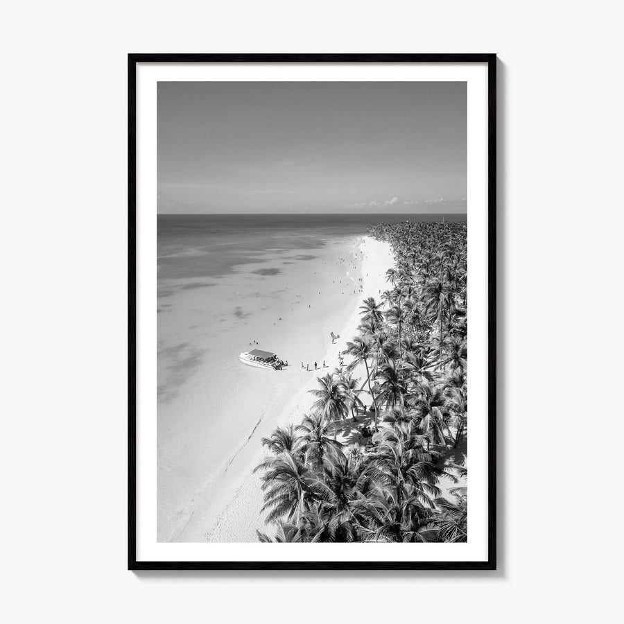 Caribbean Photo Poster, framed poster mockup, white border