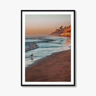 Carlsbad no. 2 colorful photo poster of California, USA – vertical wall art, unframed print shown in interior mockup