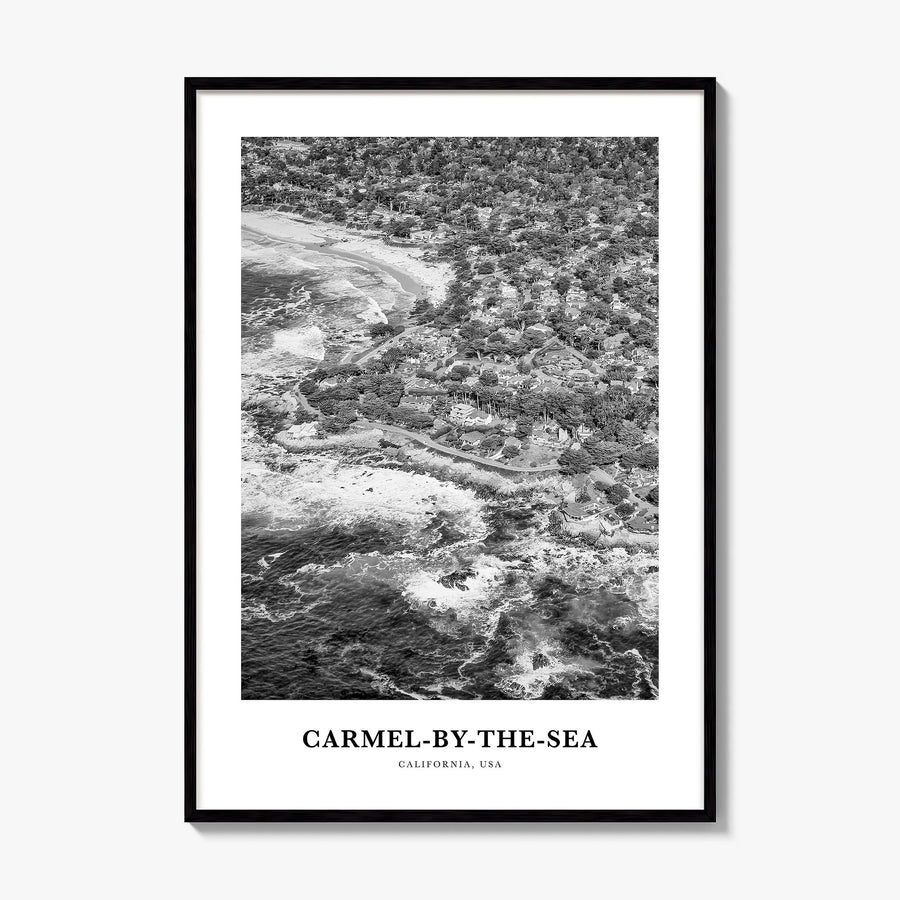 Carmel-by-the-Sea Classic Poster, framed poster mockup