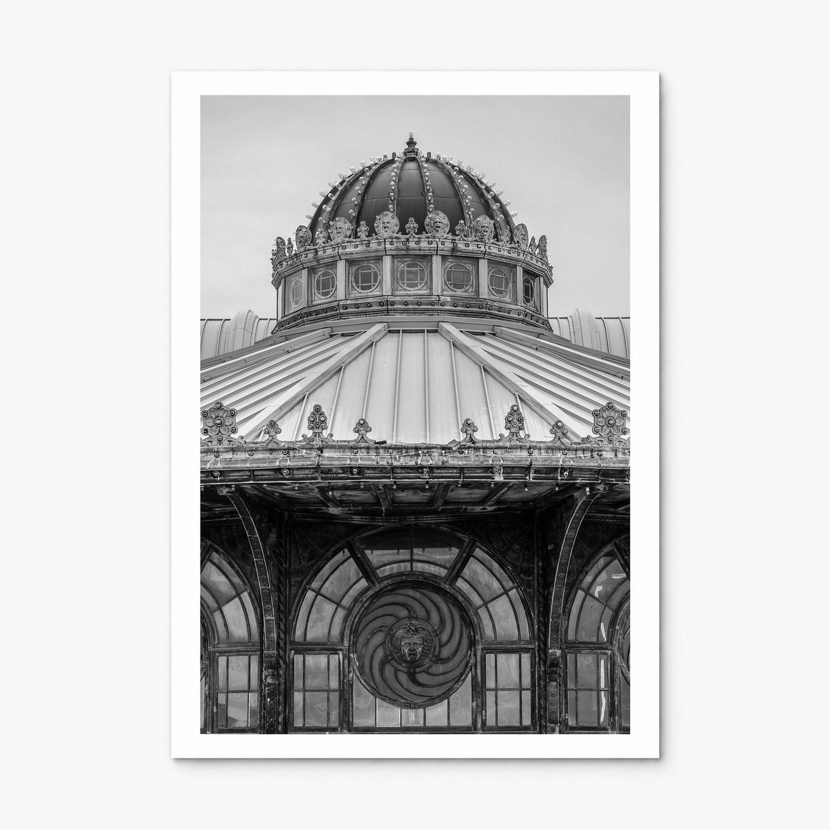 Carousel House Photo Poster, print only (unframed), white border