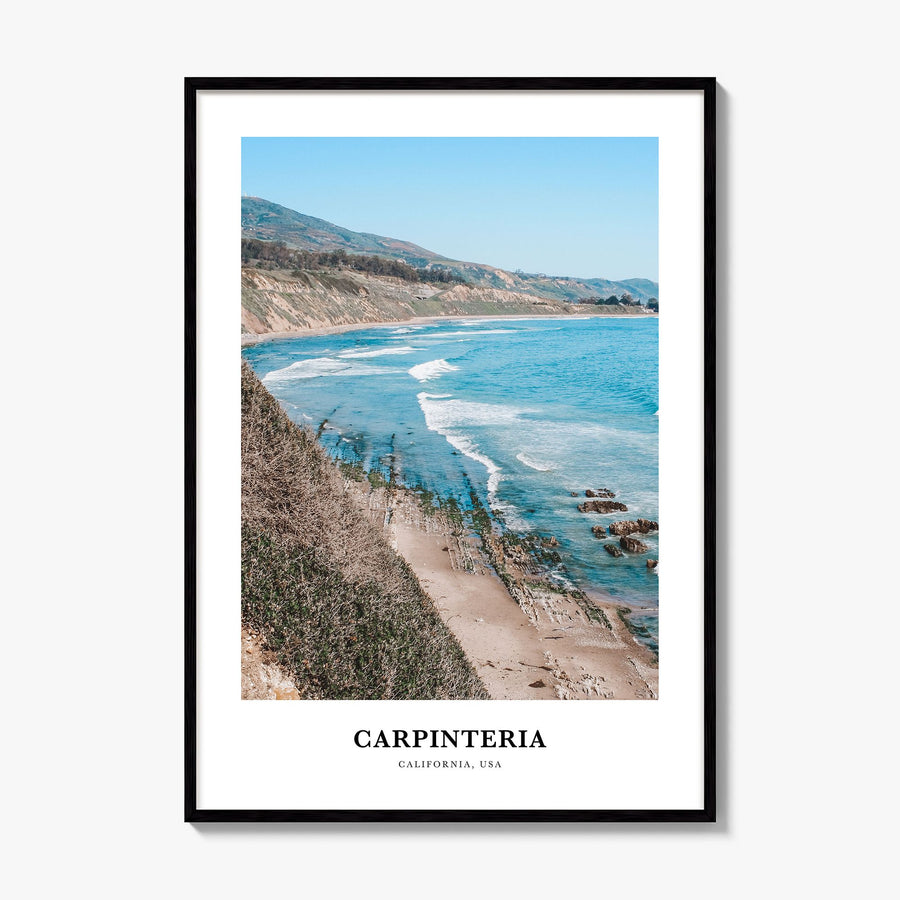 Carpinteria Classic Poster, framed poster mockup