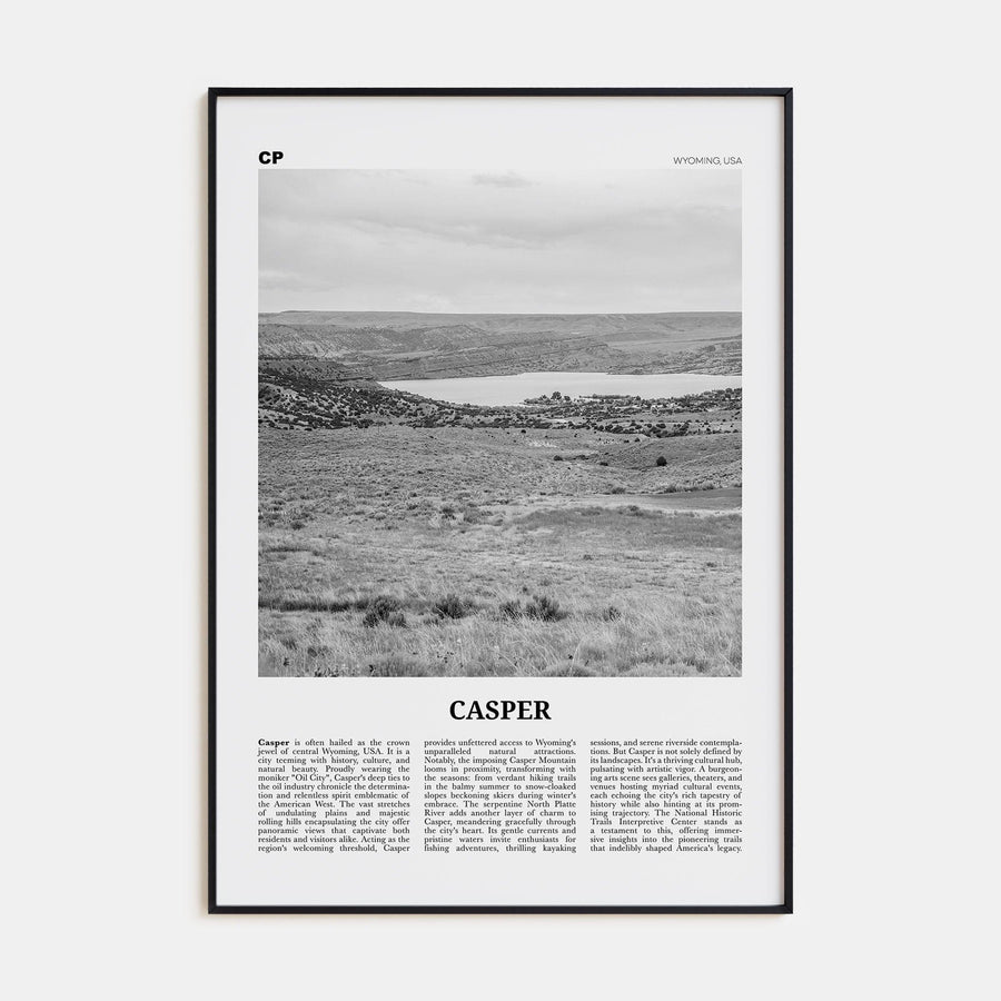 Casper Poster None / 8x12 in Nbourhood Travel B&W Poster