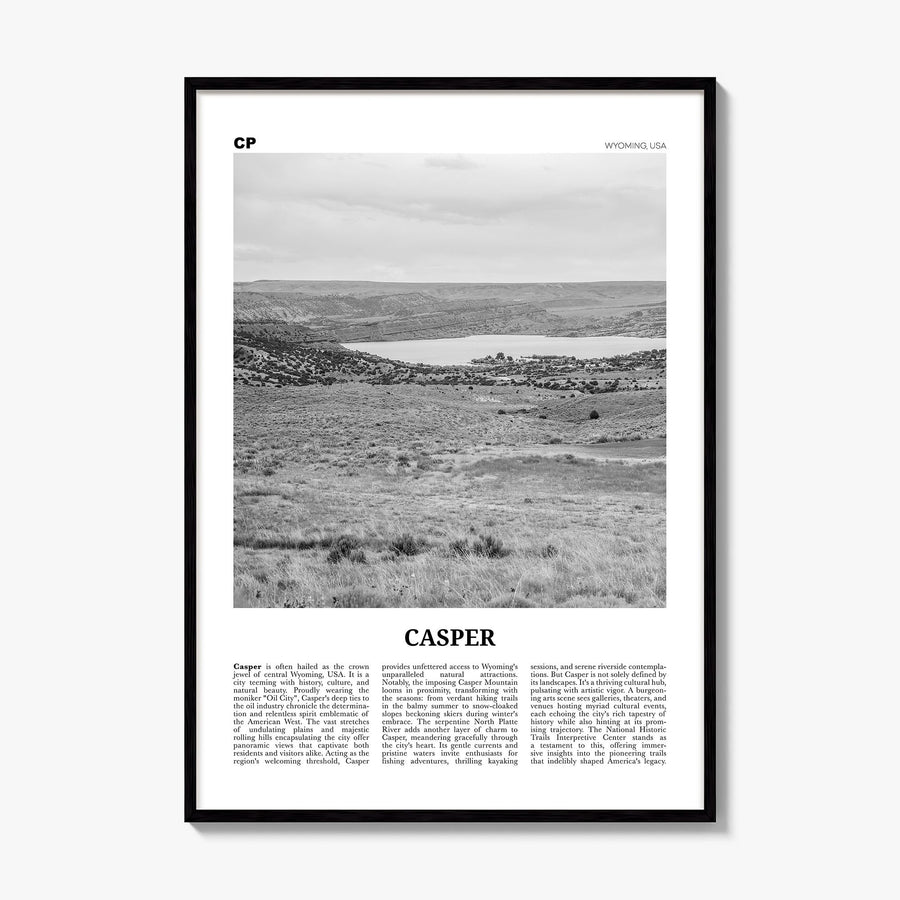 Casper Newspaper Poster, framed poster mockup