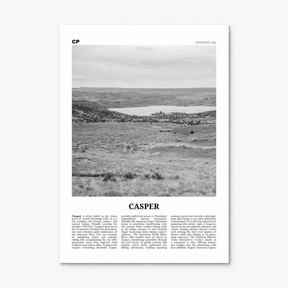 Casper Newspaper Poster, print only (unframed)