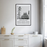 Castello de la Plana Poster Nbourhood Travel B&W Poster