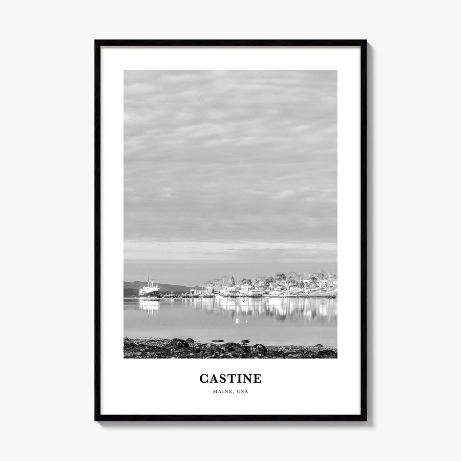 Castine Classic Poster, framed poster mockup