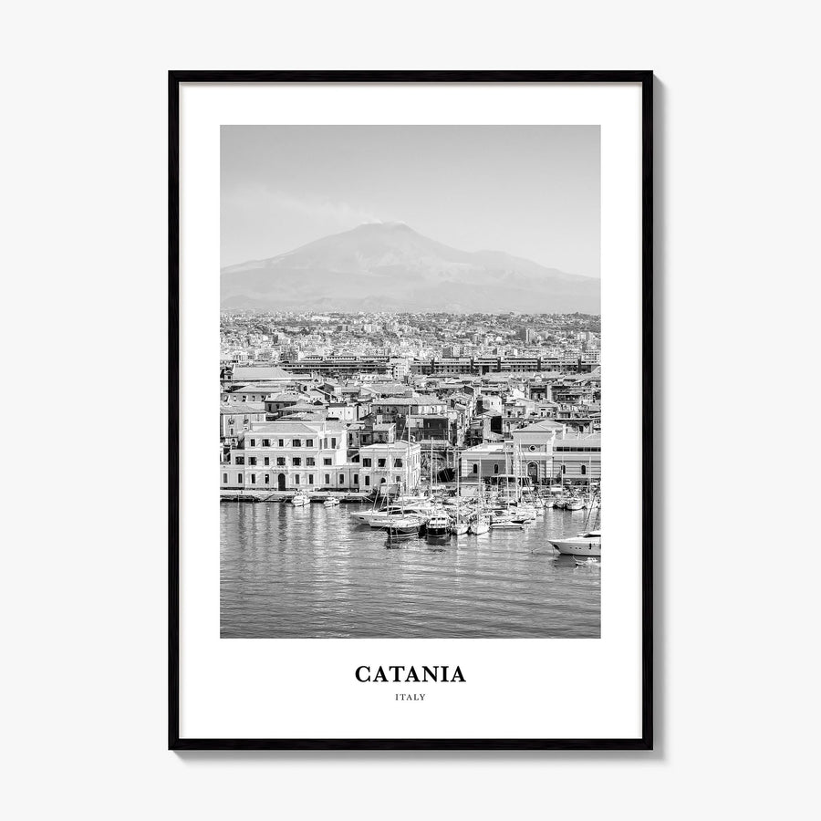 Catania Classic Poster, framed poster mockup