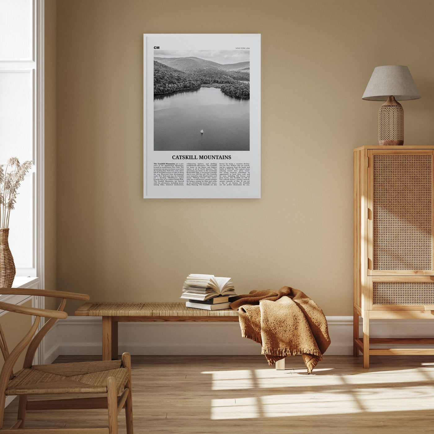 Catskill Mountains No 2 Poster Nbourhood Travel B&W Poster