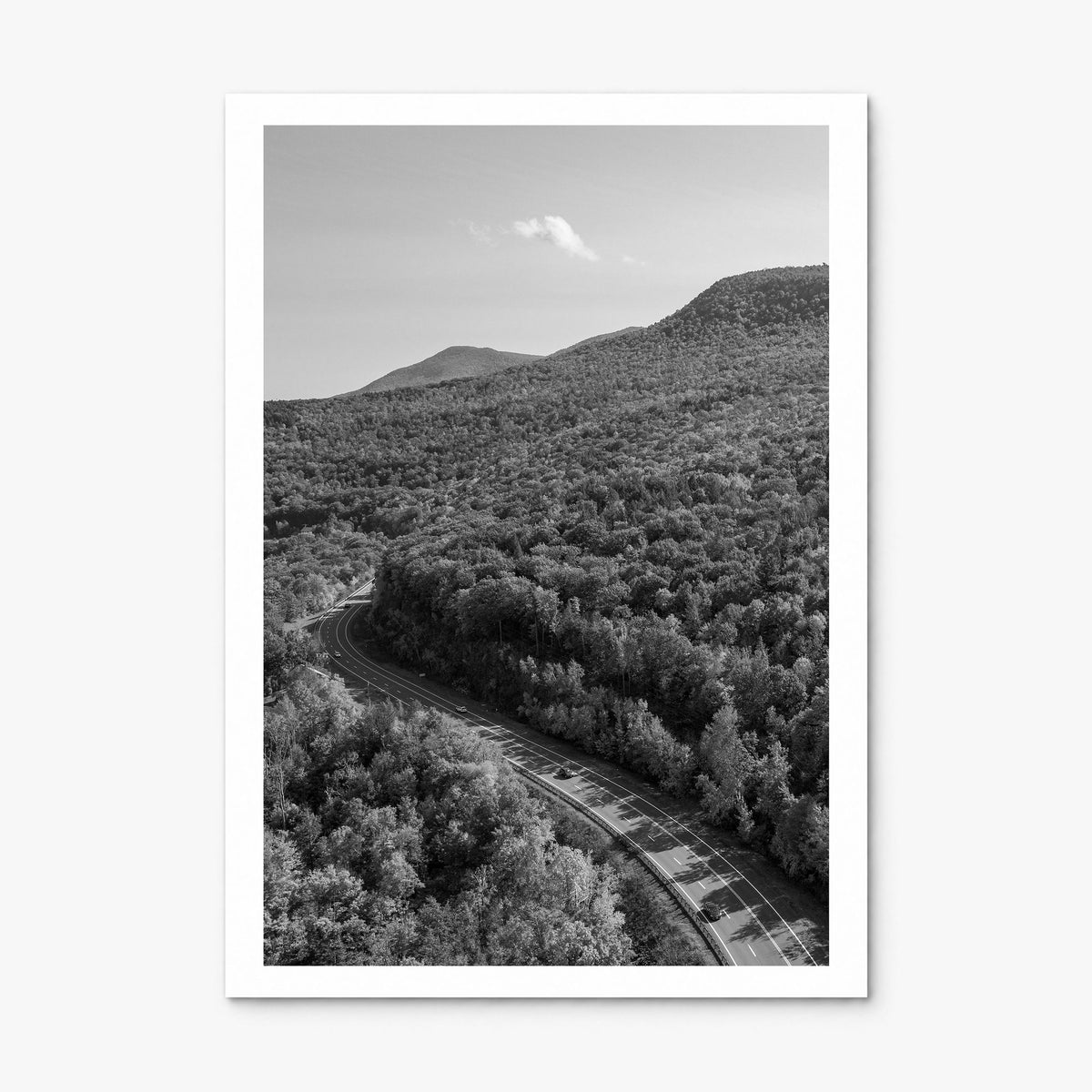 Catskill Mountains Photo Poster, print only (unframed), white border