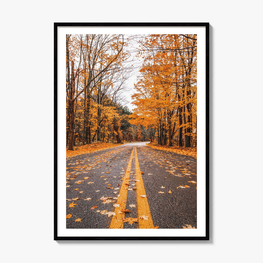 Catskill Mountains Photo No 3 Poster, framed poster mockup, white border