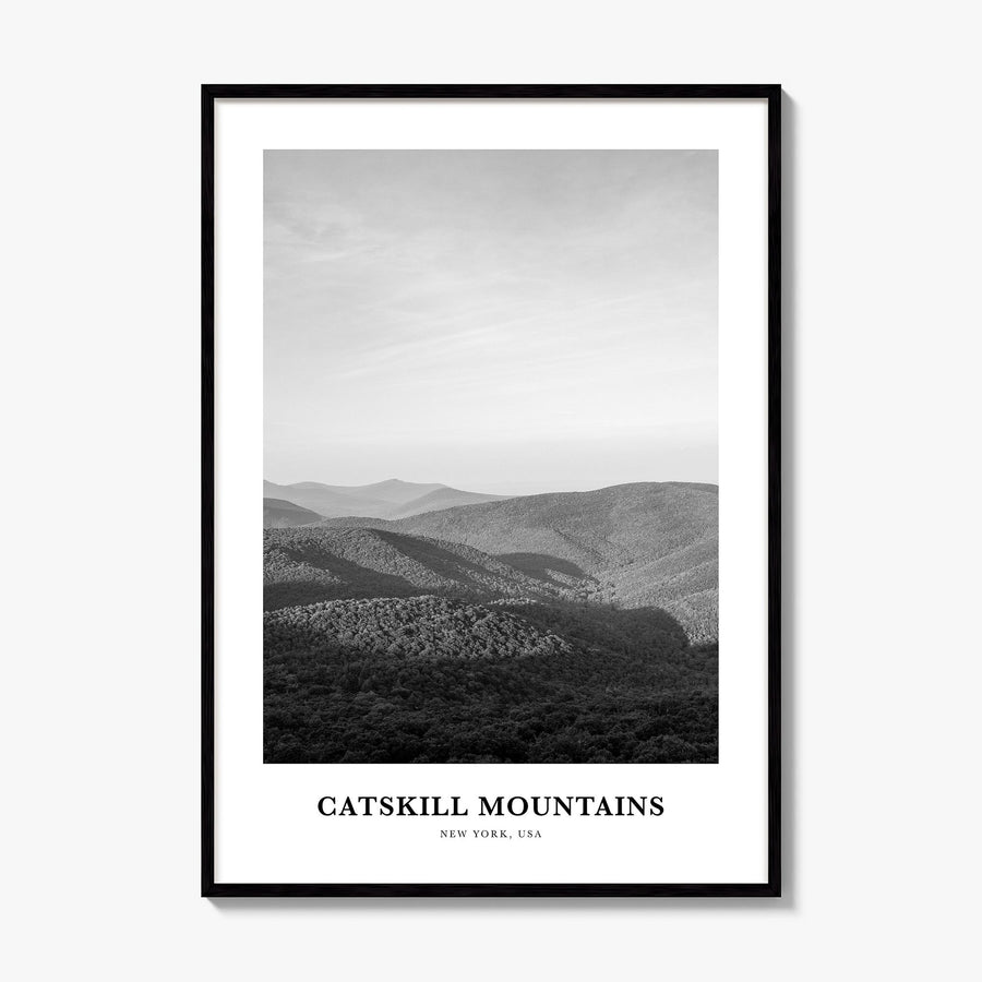 Catskill Mountains Classic No 1 Poster, framed poster mockup