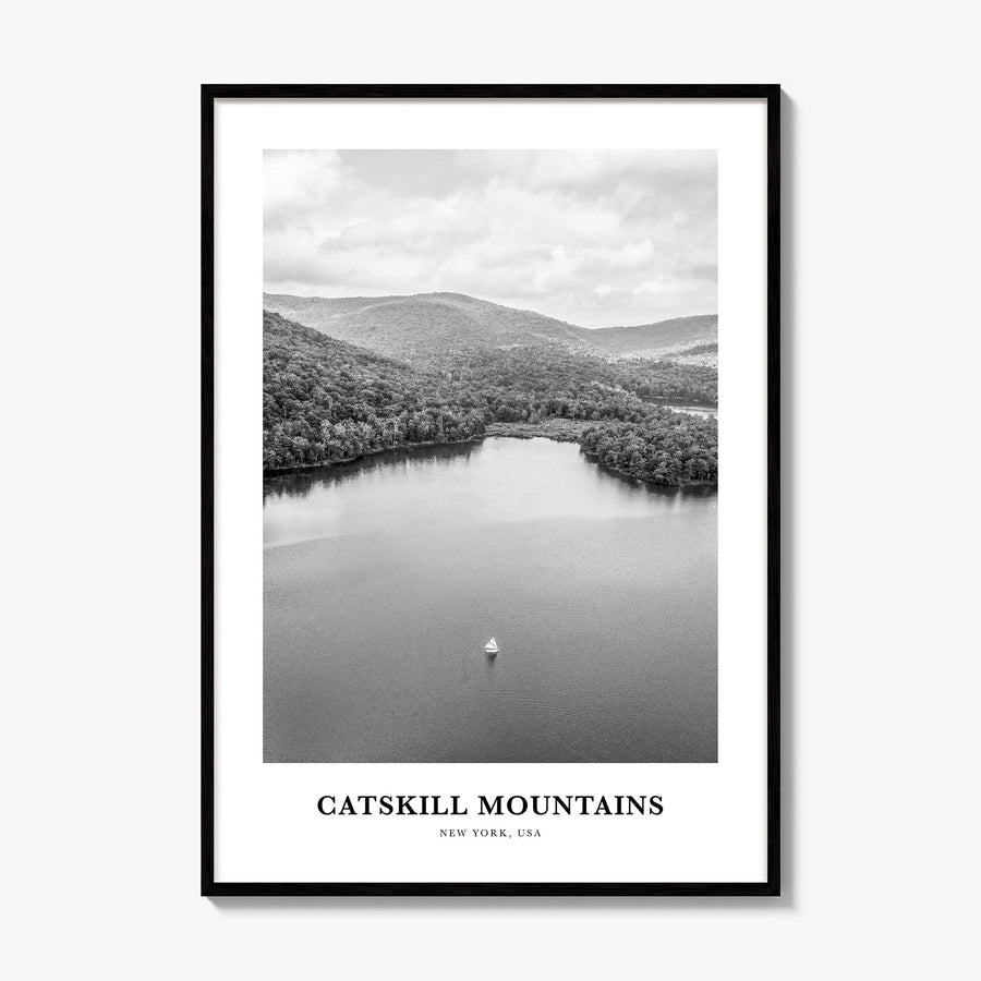 Catskill Mountains Classic No 2 Poster, framed poster mockup