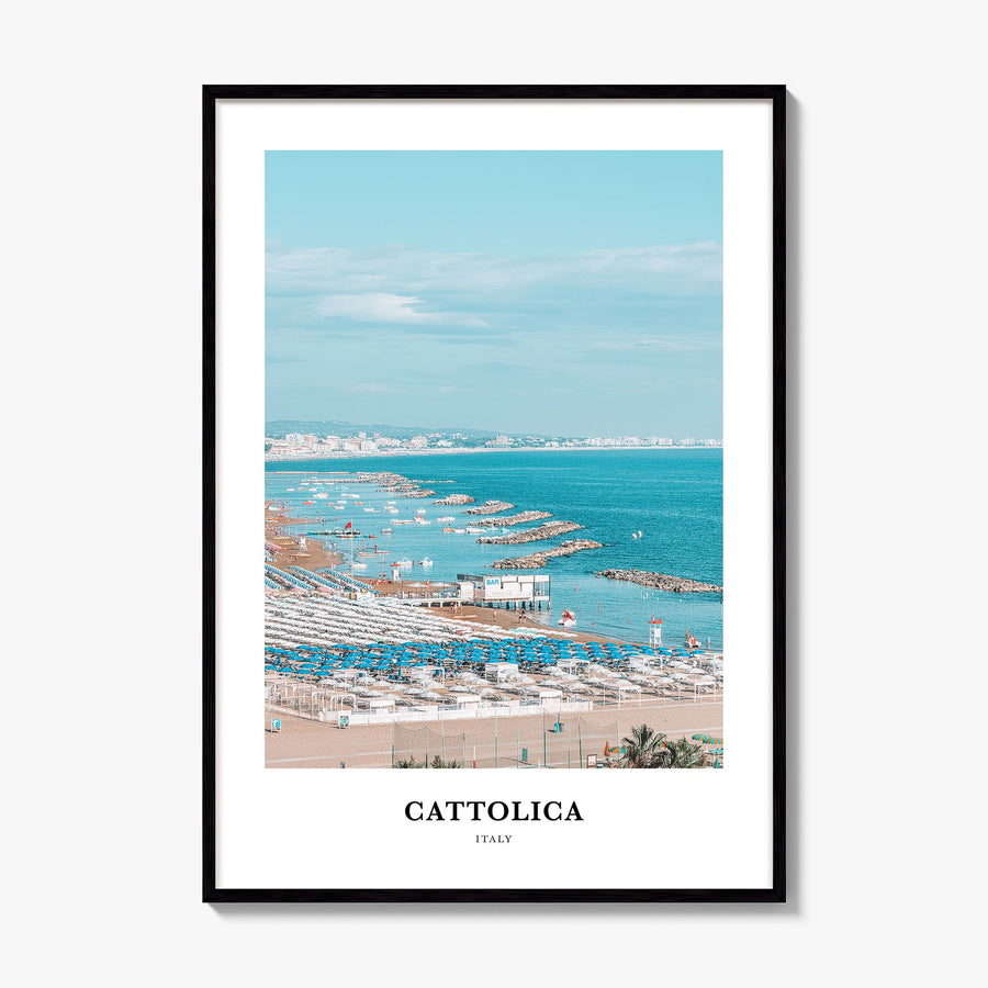 Cattolica Classic Poster, framed poster mockup