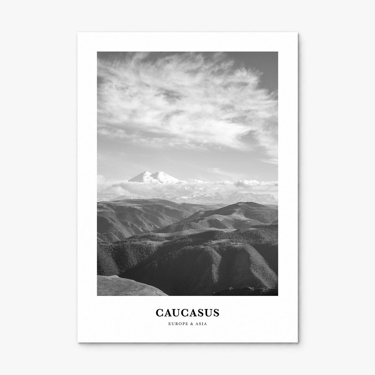 Caucasus Classic Poster, print only (unframed)
