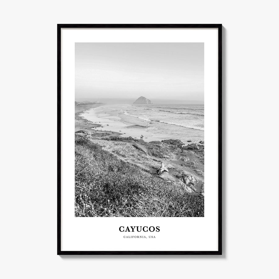 Cayucos Classic Poster, framed poster mockup