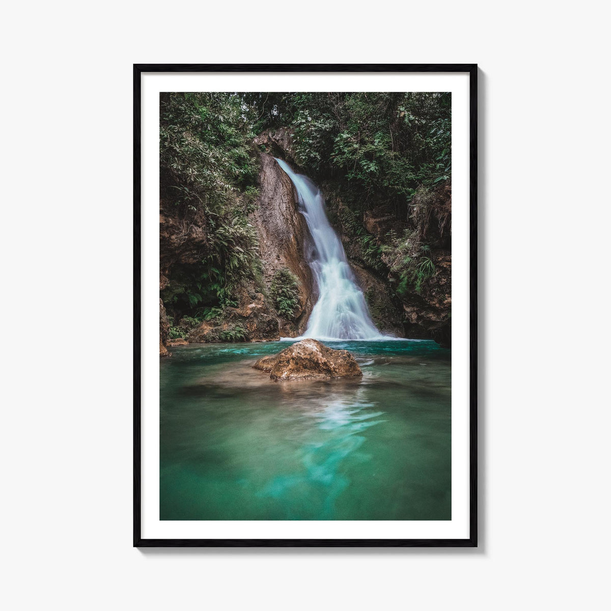Cebu colorful photo poster of Philippines – vertical wall art, unframed print shown in interior mockup