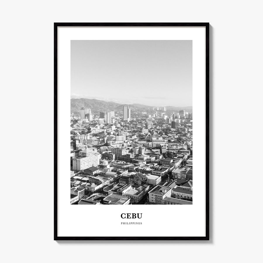 Cebu Classic No 2 Poster, framed poster mockup