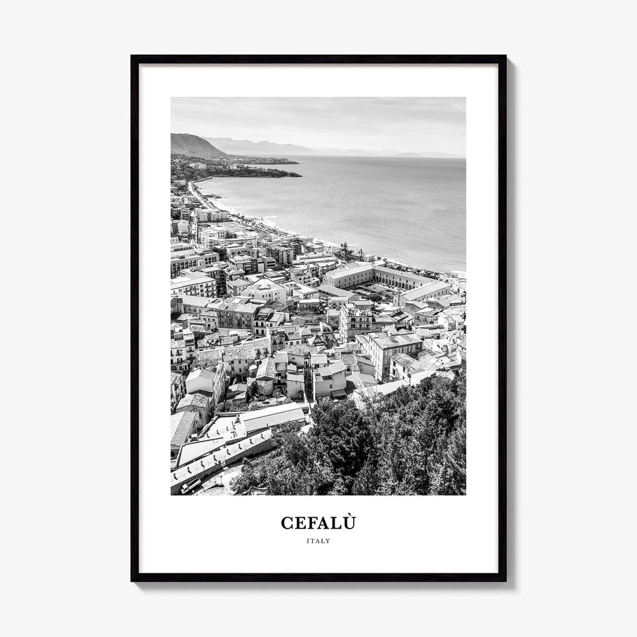 Cefalù Classic Poster, framed poster mockup