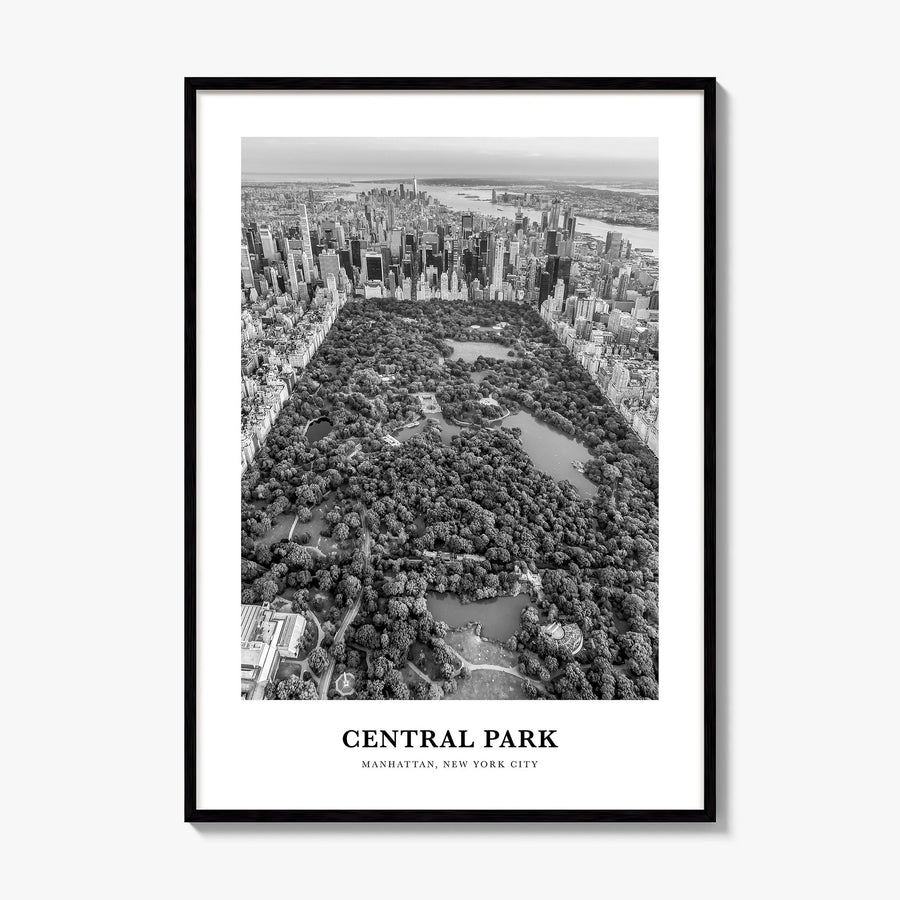 Central Park Classic Poster, framed poster mockup