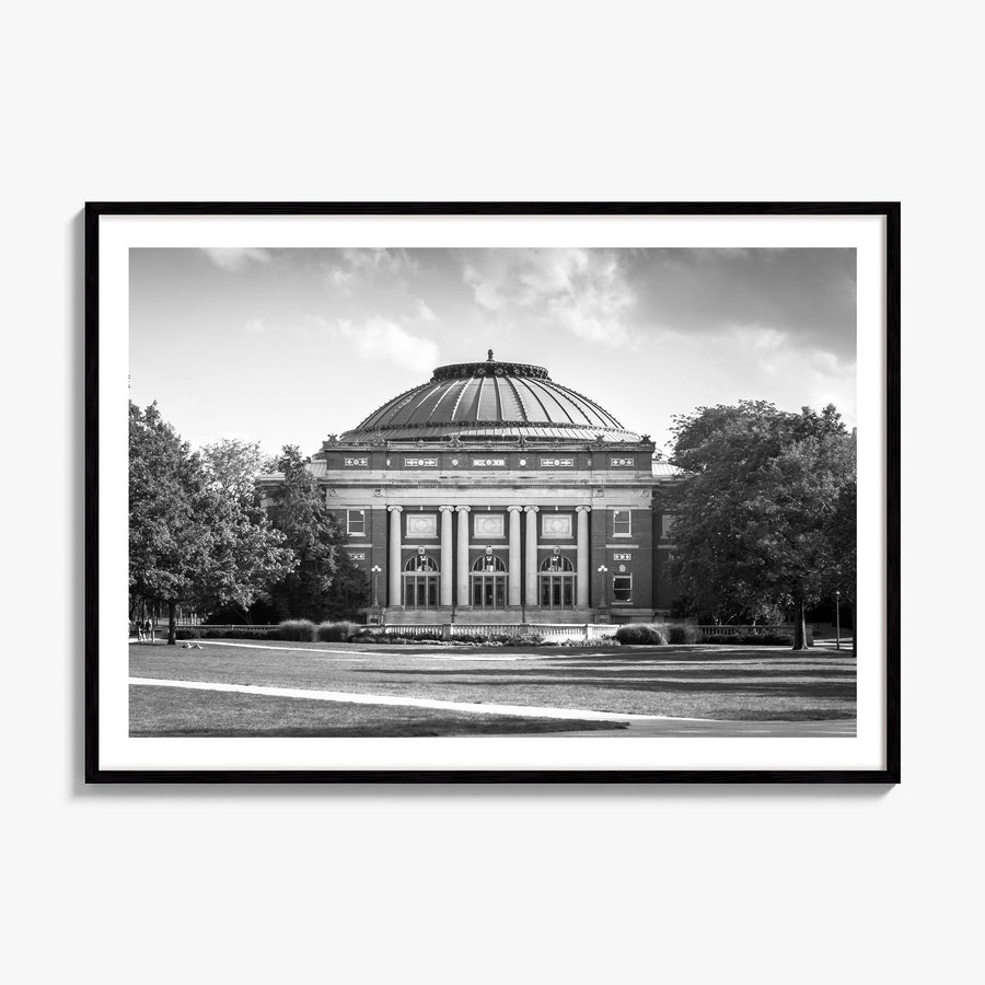 Champaign-Urbana Photo Poster, framed poster mockup, white border