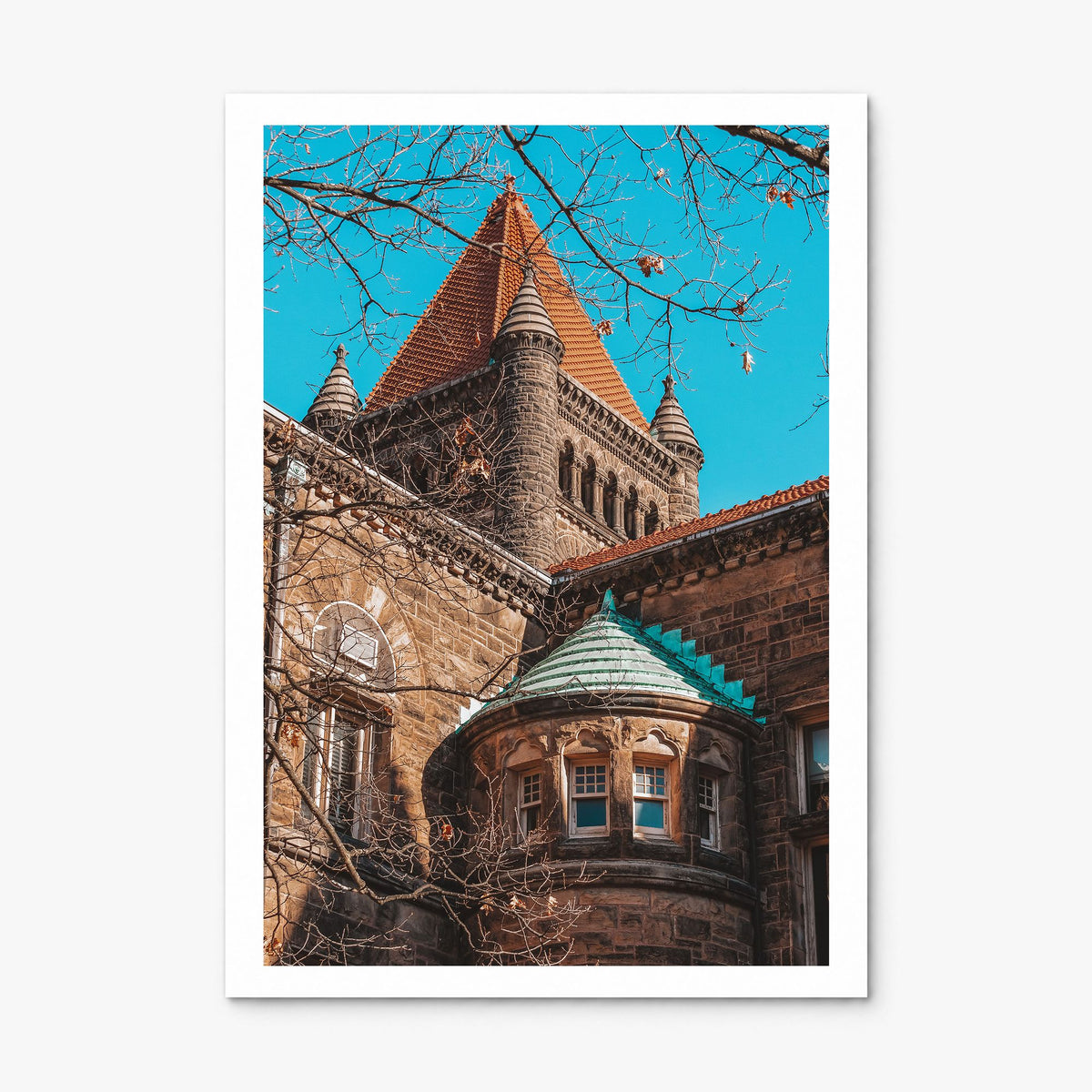 Champaign-Urbana Photo Poster, print only (unframed), white border