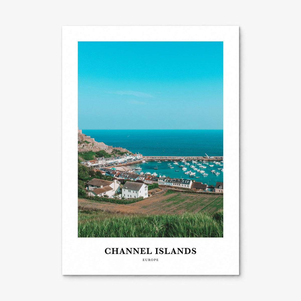 Channel Islands, England Classic Poster, print only (unframed)