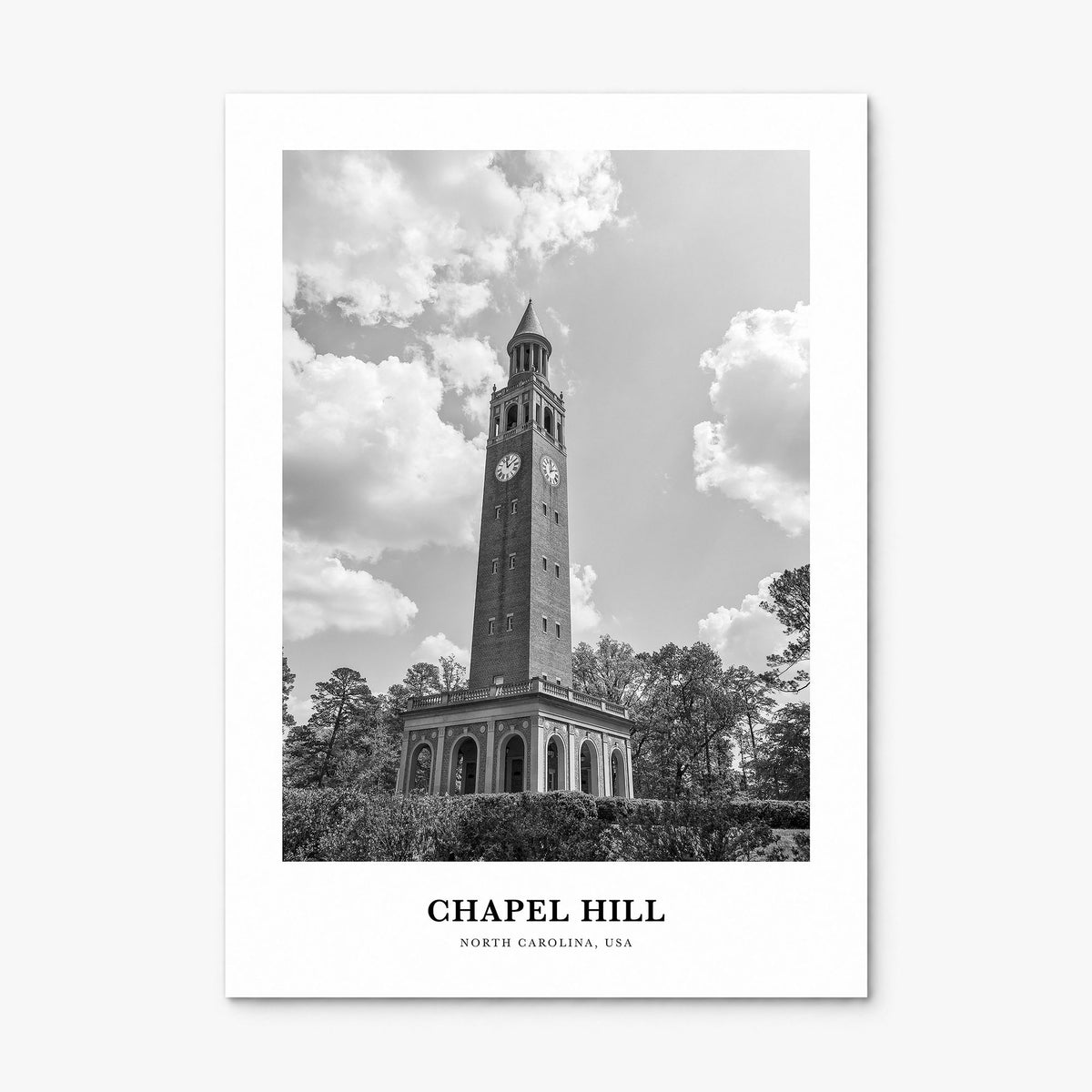 Chapel Hill Classic Poster, print only (unframed)