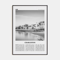 Charleston, South Carolina No 1 Poster None / 8x12 in Nbourhood Travel B&W Poster