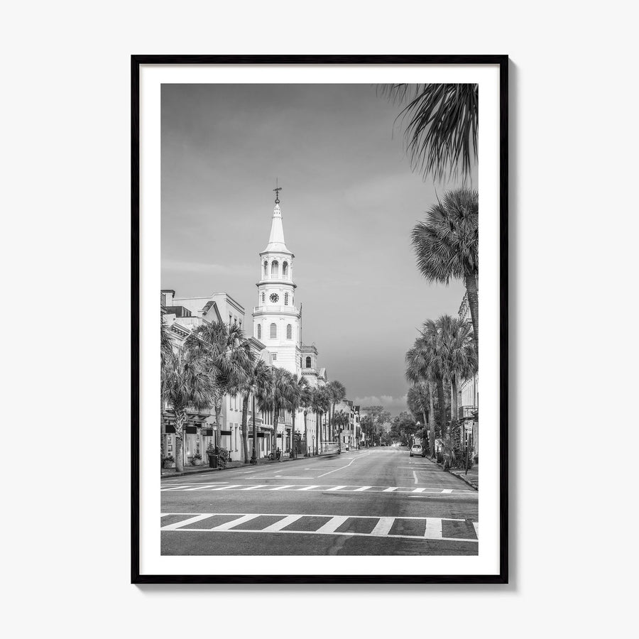 Charleston, South Carolina Photo No 3 Poster, framed poster mockup, white border
