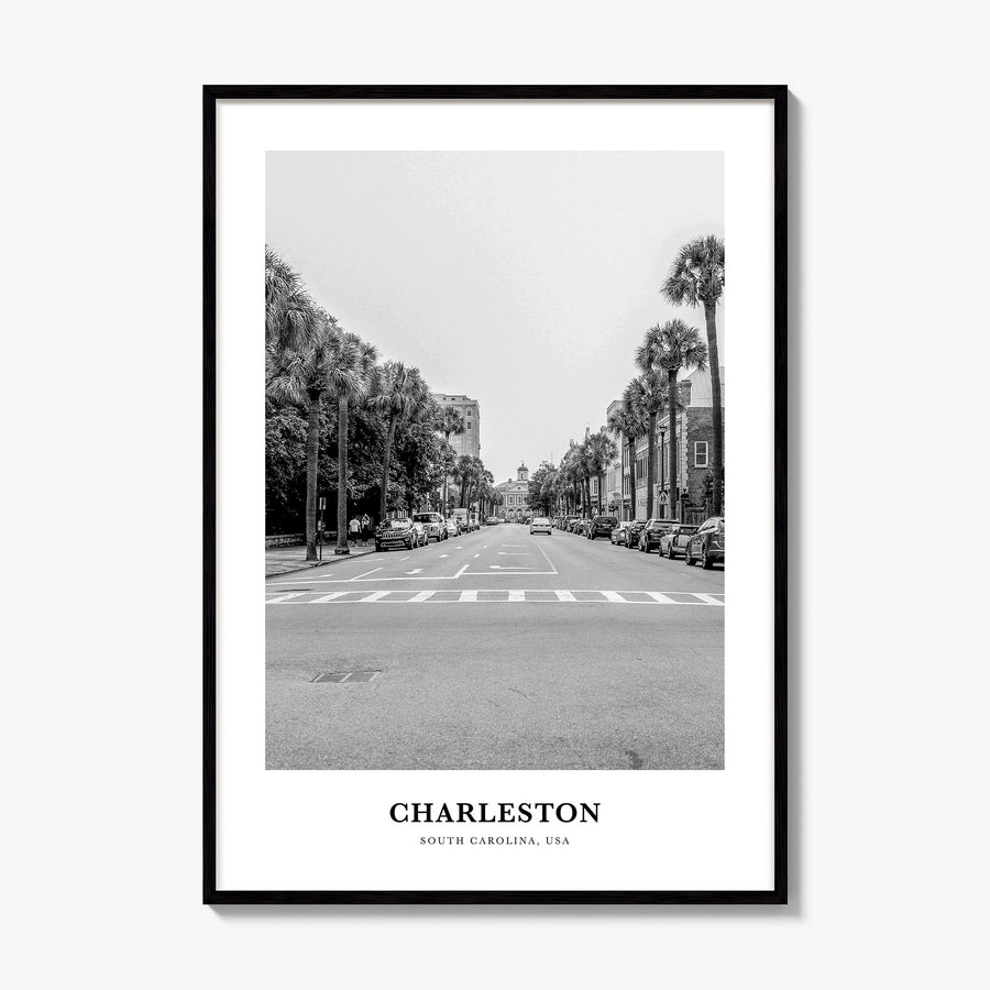 Charleston, South Carolina Classic No 1 Poster, framed poster mockup