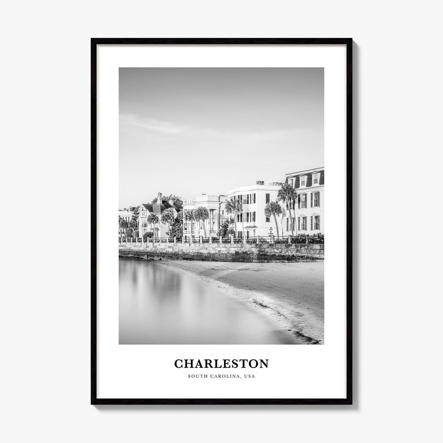 Charleston, South Carolina Classic No 2 Poster, framed poster mockup