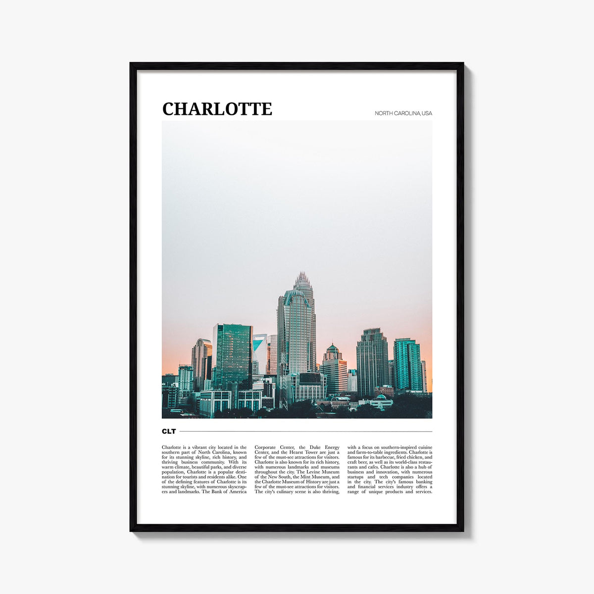 Charlotte Travel No 2 Poster